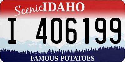 ID license plate I406199