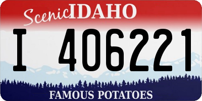 ID license plate I406221