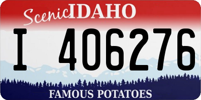 ID license plate I406276