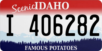 ID license plate I406282