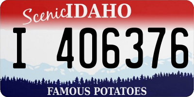 ID license plate I406376