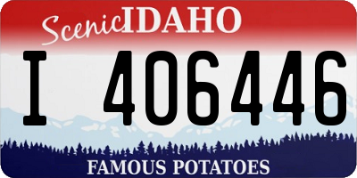 ID license plate I406446