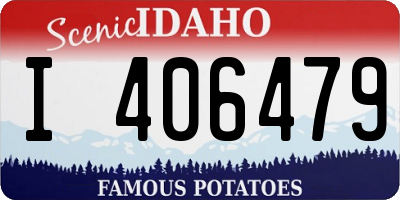 ID license plate I406479