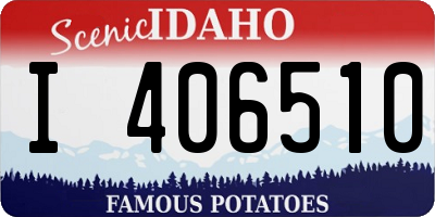 ID license plate I406510
