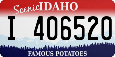 ID license plate I406520