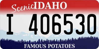ID license plate I406530