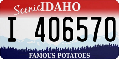 ID license plate I406570