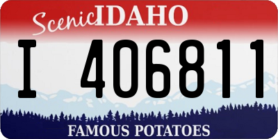 ID license plate I406811