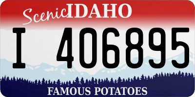 ID license plate I406895