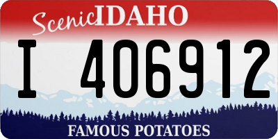 ID license plate I406912
