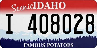 ID license plate I408028