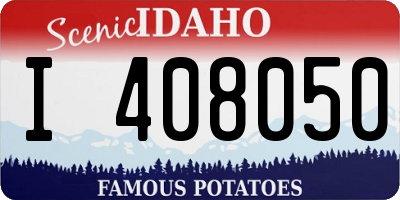 ID license plate I408050