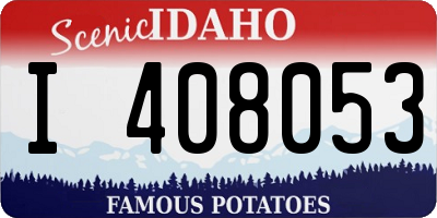 ID license plate I408053