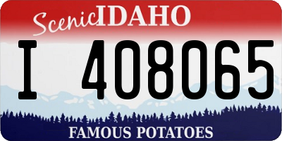 ID license plate I408065