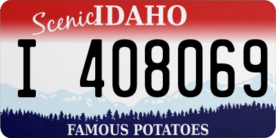 ID license plate I408069