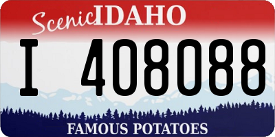 ID license plate I408088