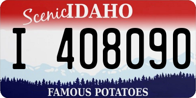 ID license plate I408090
