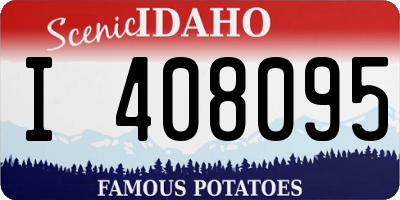 ID license plate I408095