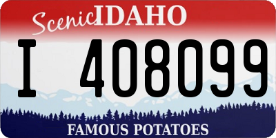 ID license plate I408099