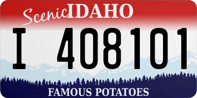 ID license plate I408101