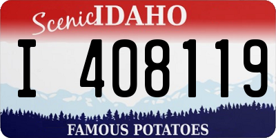 ID license plate I408119