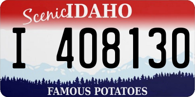 ID license plate I408130