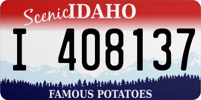 ID license plate I408137