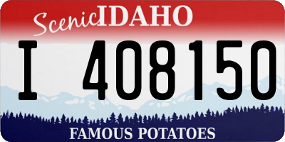ID license plate I408150