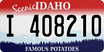 ID license plate I408210