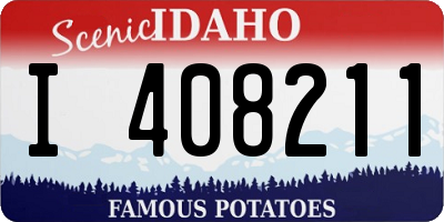 ID license plate I408211