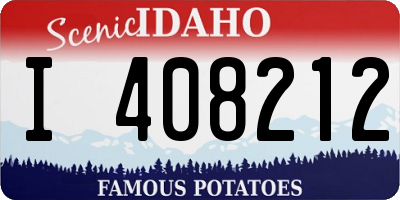 ID license plate I408212