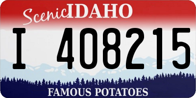 ID license plate I408215