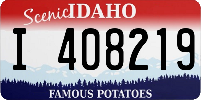 ID license plate I408219