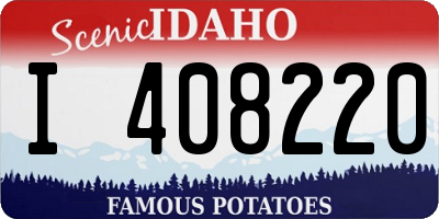 ID license plate I408220