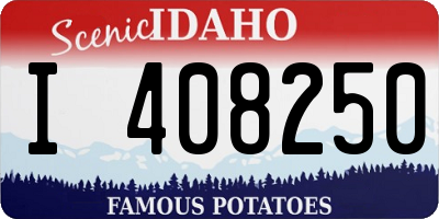 ID license plate I408250