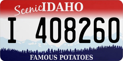 ID license plate I408260