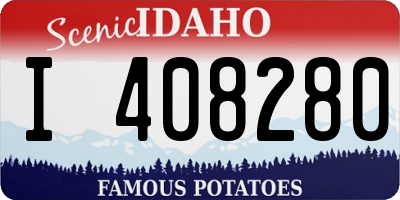 ID license plate I408280