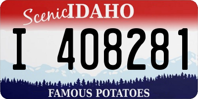 ID license plate I408281