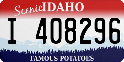 ID license plate I408296
