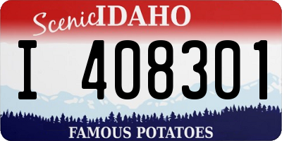 ID license plate I408301
