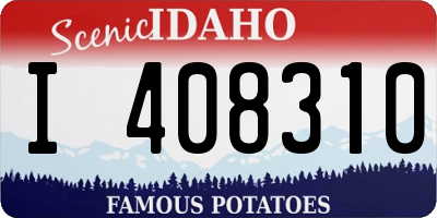 ID license plate I408310