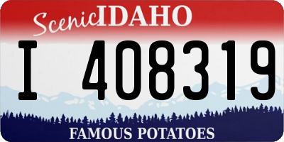 ID license plate I408319