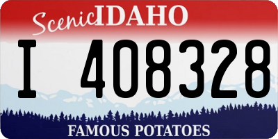 ID license plate I408328