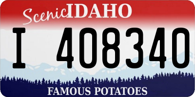 ID license plate I408340