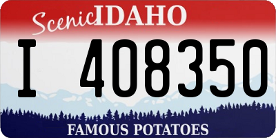 ID license plate I408350