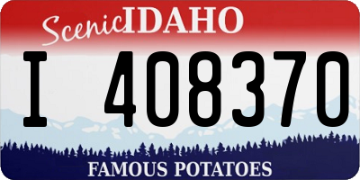 ID license plate I408370