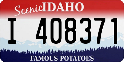 ID license plate I408371