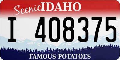 ID license plate I408375