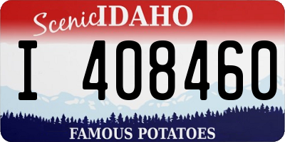 ID license plate I408460