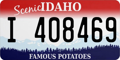 ID license plate I408469